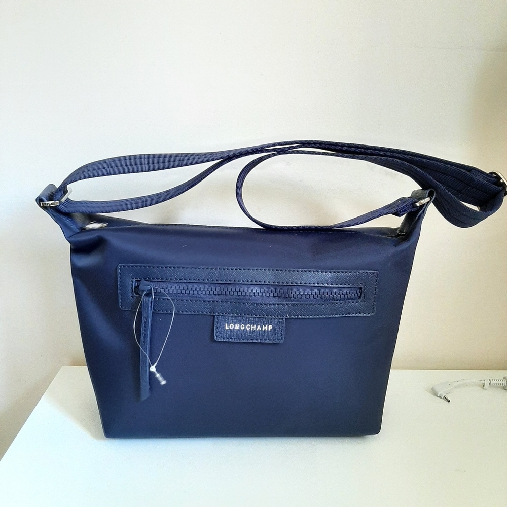 Longchamp Le Pliage Neo Nylon Crossbody Blue Bag